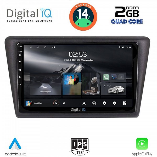 DIGITAL IQ RSB 1600_CPA (9inc) MULTIMEDIA TABLET for SKODA RAPIDSPACEBACK mod. 2014>