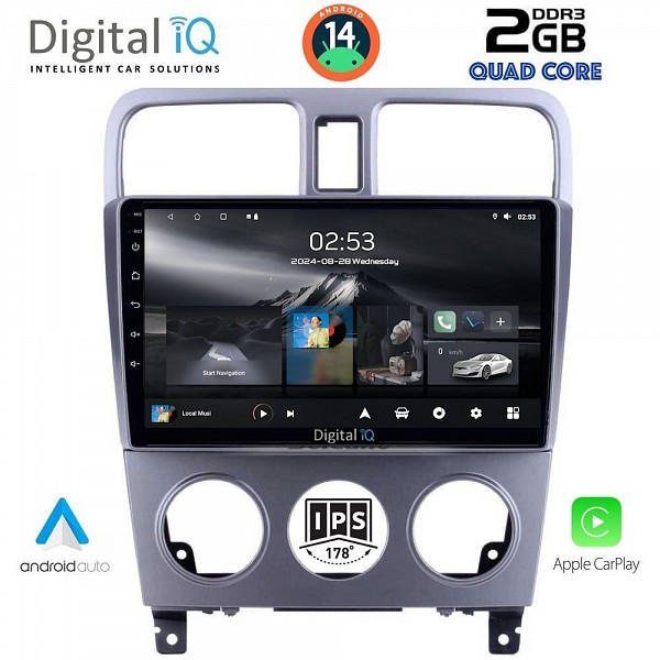 DIGITAL IQ RSB 1661_CPA (9inc) MULTIMEDIA TABLET for SUBARU FORESTER mod. 2002-2008