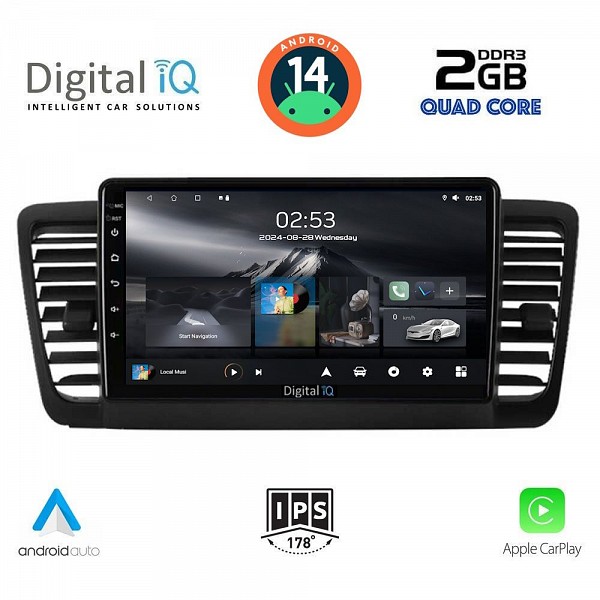 DIGITAL IQ RSB 1665_CPA (9inc) MULTIMEDIA TABLET for SUBARU LEGACY - OUTBACK mod. 2002-2008