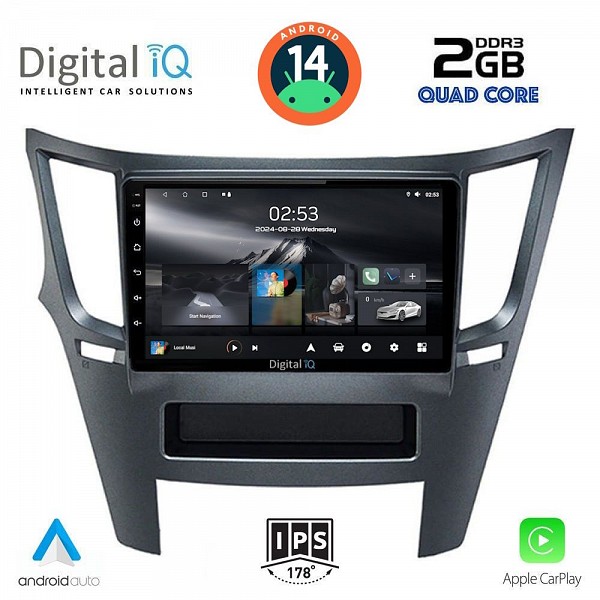 DIGITAL IQ RSB 1667_CPA (9inc) MULTIMEDIA TABLET for SUBARU LEGACY ? OUTBACK mod. 2009>