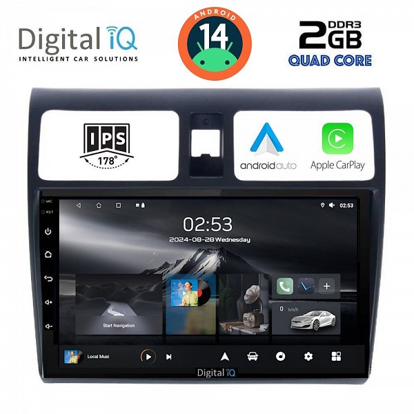 DIGITAL IQ RSB 1684_CPA (10inc) MULTIMEDIA TABLET for SUZUKI SWIFT mod. 2005-2011