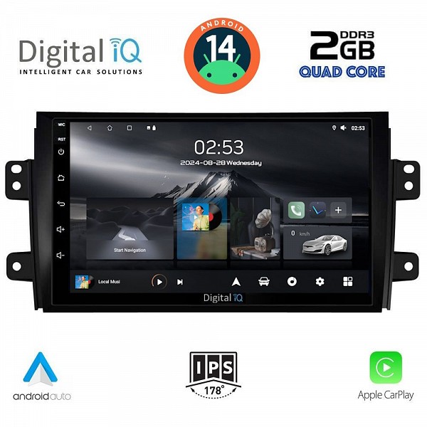 DIGITAL IQ RSB 1688_CPA (9inc) MULTIMEDIA TABLET for FIAT SEDICI ? SUZUKI SX4 mod. 2005-2013
