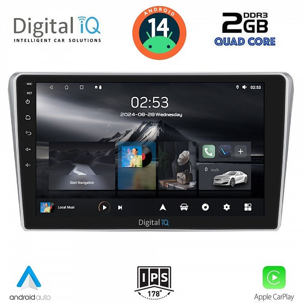 DIGITAL IQ RSB 1704_CPA (9inc) MULTIMEDIA TABLET for TOYOTA AVENSIS (T25) mod. 2003-2009