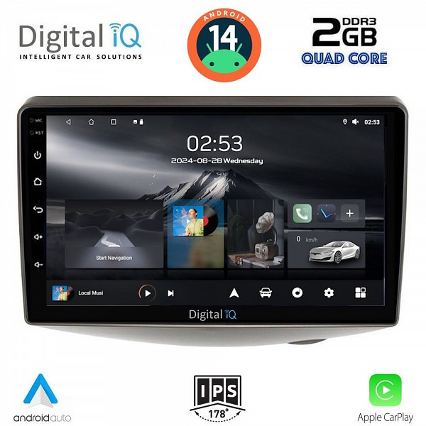 DIGITAL IQ RSB 1735_CPA (9inc) MULTIMEDIA TABLET for TOYOTA YARISmod. 1999-2006