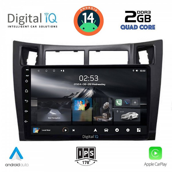 DIGITAL IQ RSB 1736_CPA (9inc) MULTIMEDIA TABLET for TOYOTA YARISmod. 2006-2011