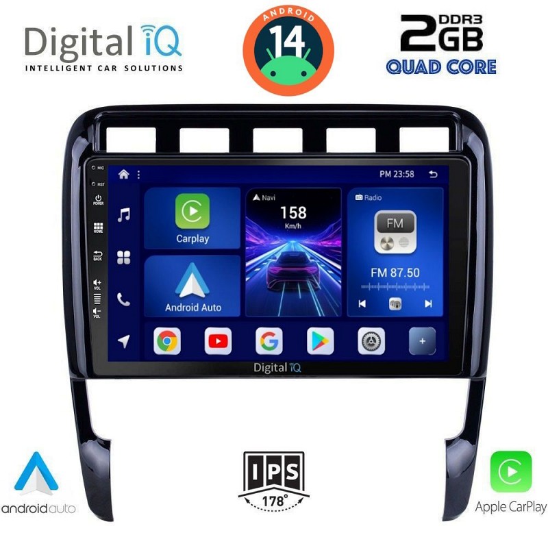 DIGITAL IQ BXC 3535_CPAA (9inc) MULTIMEDIA TABLET for PORSCHE CAYENNE mod. 2002-2011