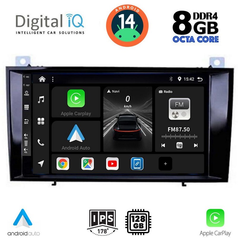 DIGITAL IQ BXF 7428_CPAA (8inc) MULTIMEDIA TABLET for MERCEDES SLK R171 mod. 2004-2010