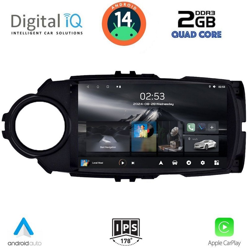 DIGITAL IQ RSB 1737FL_CPA (9inc) MULTIMEDIA TABLET for TOYOTA YARIS mod. 2015-2020