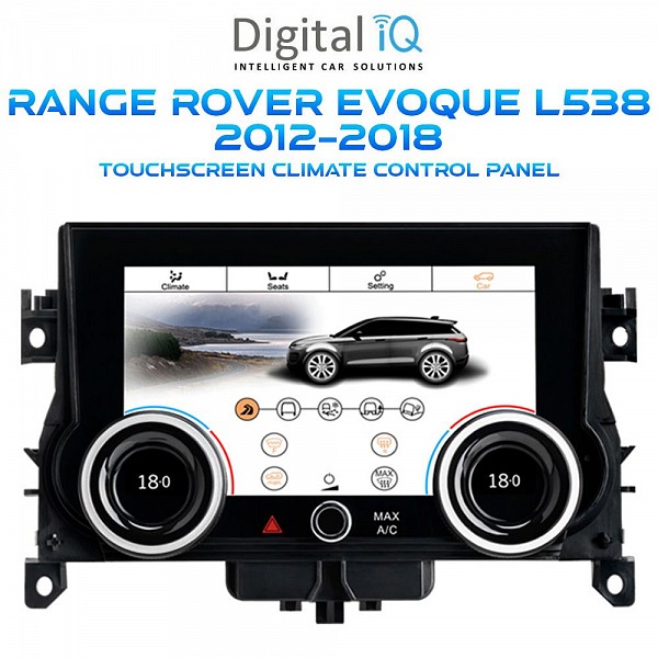 Digital iQ DIQ FZ 2008 TOUCHSCREEN CLIMATE CONTROL PANEL for RANGE ROVER EVOQUE L538 mod. 2012-2018