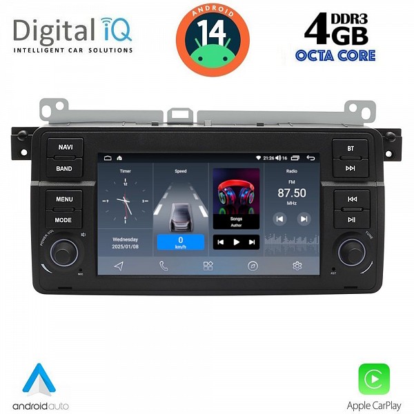 DIGITAL IQ BLG 452_CPA (7" DECK) MULTIMEDIA SYSTEM for BMW E46 mod. 1998-2005