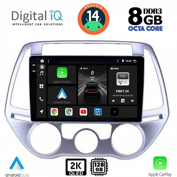 DIGITAL IQ BXF 11227_CPAA A/C (9inc) MULTIMEDIA TABLET for HYUNDAI i20 mod. 2008-2012