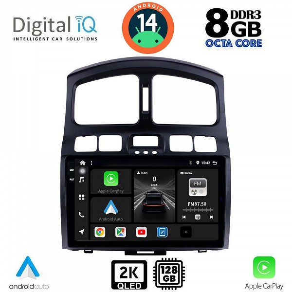 DIGITAL IQ BXF 11236_CPAA (9inc) MULTIMEDIA TABLET for HYUNDAI SANTA FE  mod. 2003-2006
