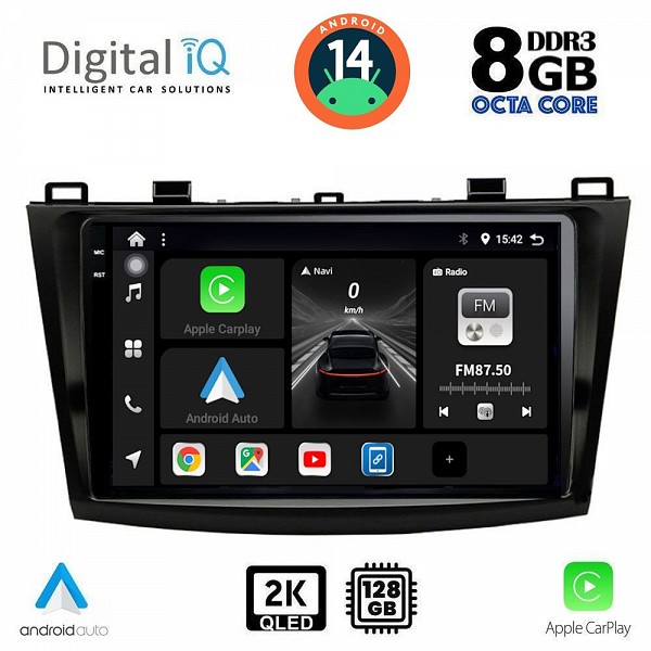 DIGITAL IQ BXF 11366_CPAA (9inc) MULTIMEDIA TABLET for MAZDA 3 mod. 2009-2014