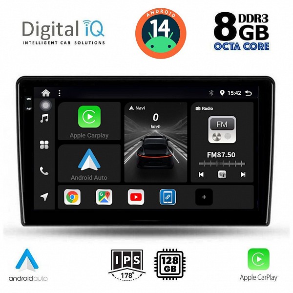 DIGITAL IQ BXF 11702_CPAA (9inc) MULTIMEDIA TABLET for TOYOTA AURIS mod. 2007-2012