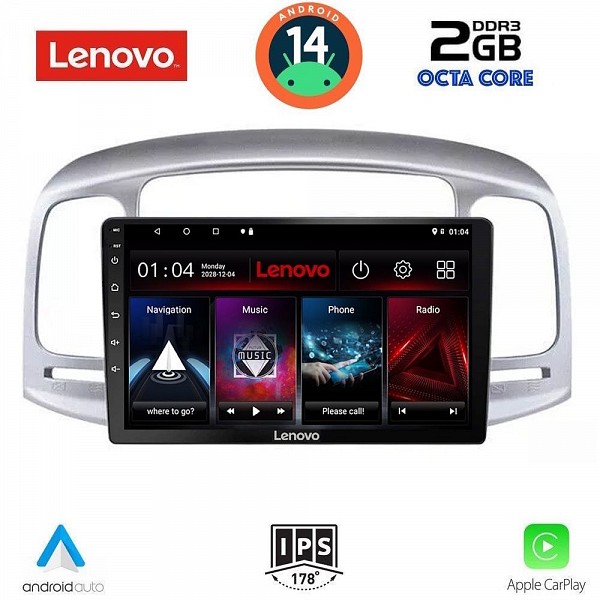 Digital iQ LENOVO LVF 5249_CPA (9inc) MULTIMEDIA TABLET for HYUNDAI ACCENT mod. 2005-2012