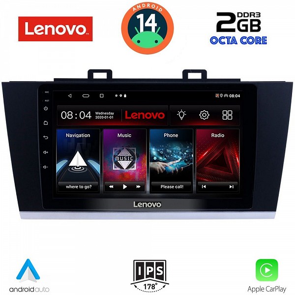 Digital iQ LENOVO LVF 5668_CPA (9inc) MULTIMEDIA TABLET for SUBARU LEGACY ? OUTBACK mod. 2014-2019