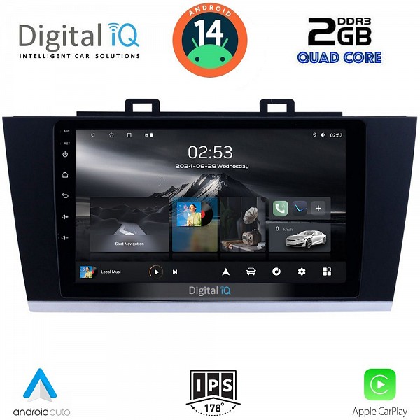 DIGITAL IQ RSB 1668_CPA (9inc) MULTIMEDIA TABLET for SUBARU LEGACY ? OUTBACK mod. 2014-2019