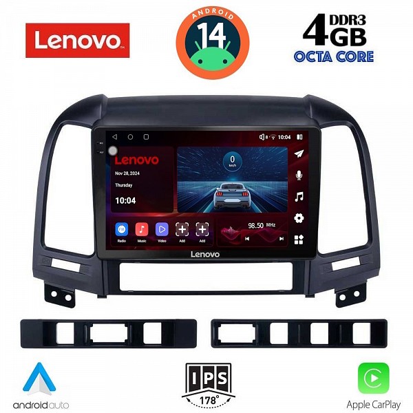 Digital iQ LENOVO SSV 8239_CPA (9inc) MULTIMEDIA TABLET for HYUNDAI SANTA FE mod. 2005-2013