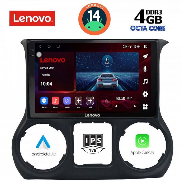 Digital iQ LENOVO SSV 8296_CPA (10inc) MULTIMEDIA TABLET for JEEP WRANGLER  mod. 2014-2017
