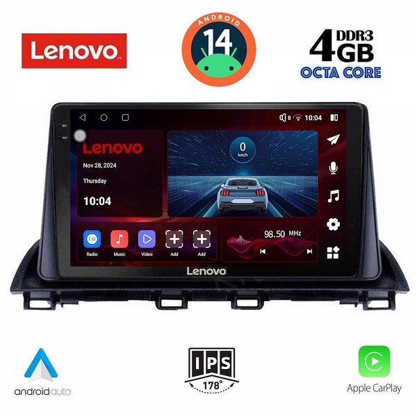 Digital iQ LENOVO SSV 8367_CPA (9inc) MULTIMEDIA TABLET for MAZDA 3 mod. 2014>