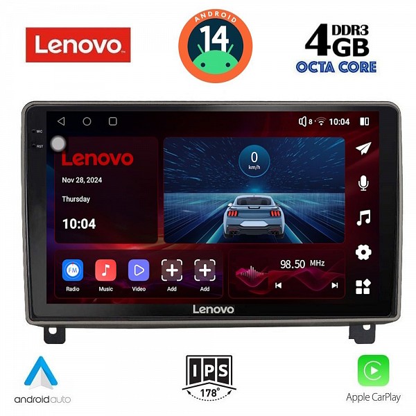 Digital iQ LENOVO SSV 8517_CPA (9inc) MULTIMEDIA TABLET for PEUGEOT 407 mod. 2004-2011