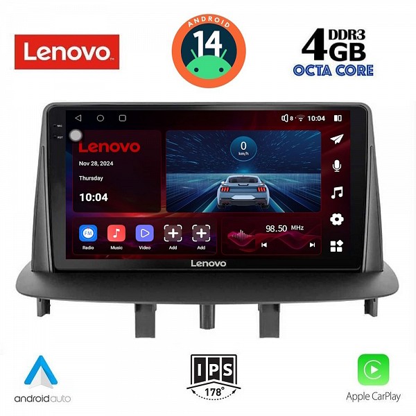 Digital iQ LENOVO SSV 8556_CPA (9inc) MULTIMEDIA TABLET for RENAULT MEGANE 3 mod. 2009-2016