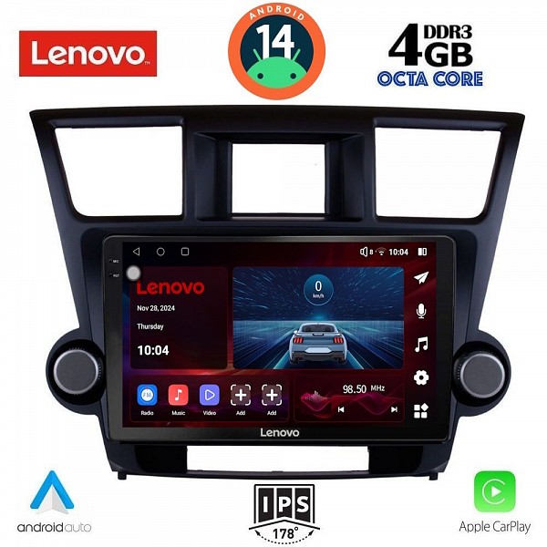 Digital iQ LENOVO SSV 8719_CPA (9inc) MULTIMEDIA TABLET for TOYOTA HIGHLANDER mod. 2008-2015