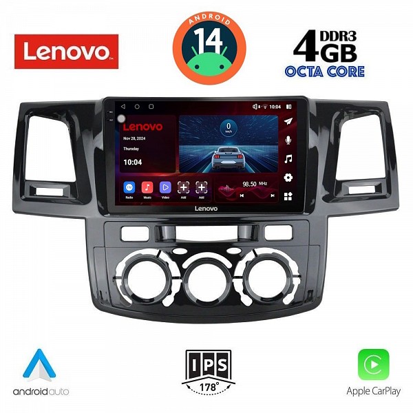 Digital iQ LENOVO SSV 8720_CPA (9inc) MULTIMEDIA TABLET for TOYOTA HILUX mod. 2005-2016