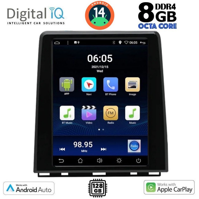 DIGITAL IQ BXF 7947_CPAA (LOW VERSION) TESLA STYLE for RENAULT CLIO 5 mod. 2019>