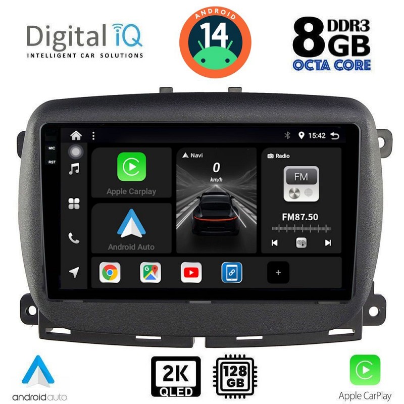 DIGITAL IQ BXF 11131_CPAA (9inc) MULTIMEDIA TABLET for FIAT 500 mod. 2016>