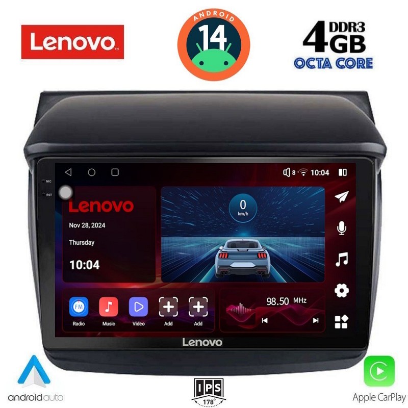 Digital iQ LENOVO SSV 8436_CPA (9inc) MULTIMEDIA TABLET for MITSUBISHI L200 mod. 2006-2015