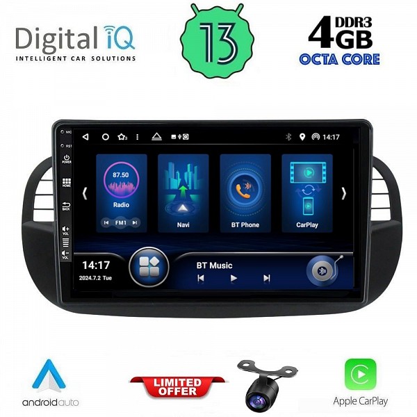 Digital iQ DIQ BXD 6130_CPA (9inc) MULTIMEDIA TABLET for FIAT 500 mod. 2007-2015