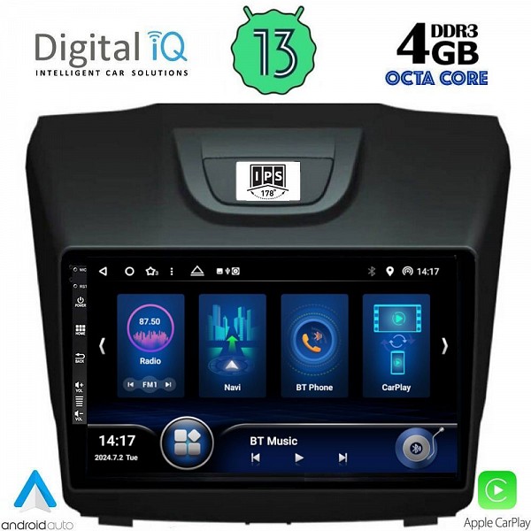 Digital iQ DIQ BXD 6255_CPA (9inc) MULTIMEDIA TABLET for ISUZU DMAX mod. 2012-2020