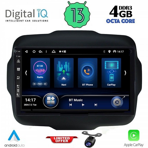 Digital iQ DIQ BXD 6290_CPA (9inc) MULTIMEDIA TABLET for JEEP RENEGADE mod. 2014>