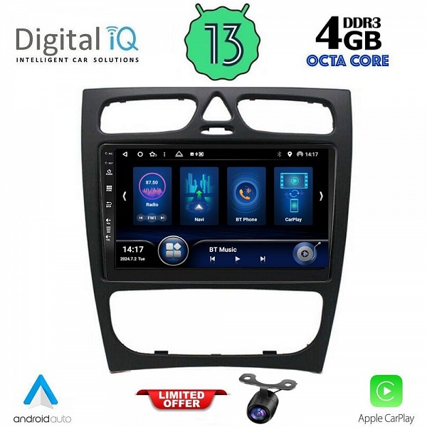 Digital iQ DIQ BXD 6402_CPA (9inc) MULTIMEDIA TABLET for MERCEDES C (W203) mod. 1999-2004