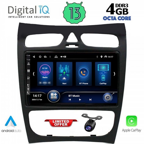 Digital iQ DIQ BXD 6406_CPA (9inc) MULTIMEDIA TABLET for MERCEDES CLK (W209) mod. 2000-2004