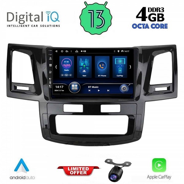 Digital iQ DIQ BXD 6720_CPA (9inc) MULTIMEDIA TABLET for TOYOTA HILUX mod. 2005-2016