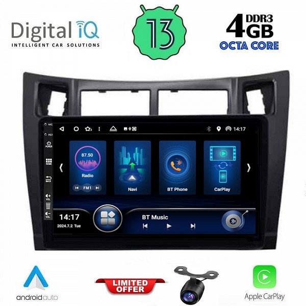 Digital iQ DIQ BXD 6736_CPA (9inc) MULTIMEDIA TABLET for TOYOTA YARISmod. 2006-2011