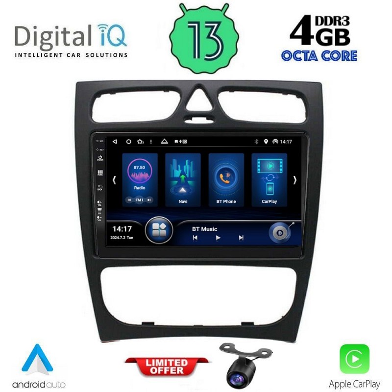Digital iQ DIQ BXD 6402_CPA (9inc) MULTIMEDIA TABLET for MERCEDES C (W203) mod. 1999-2004