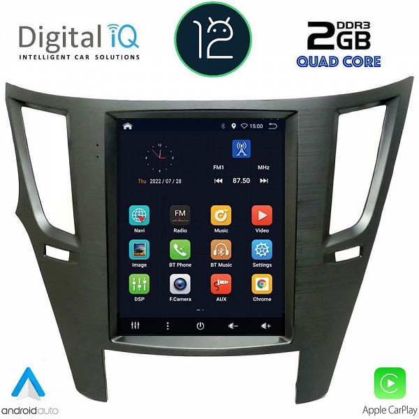DIGITAL IQ BX 2962_CPA TESLA STYLE for SUBARU LEGACY ? OUTBACK mod. 2009>