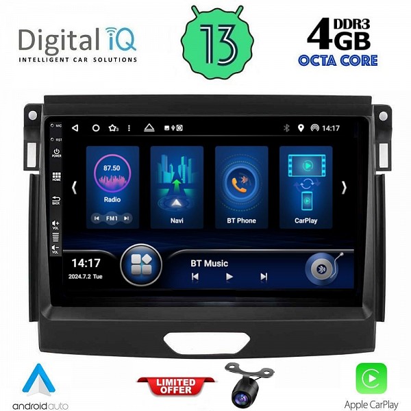 Digital iQ DIQ BXD 8172_CPA (9inc) MULTIMEDIA TABLET for FORD RANGER mod. 2015-2018