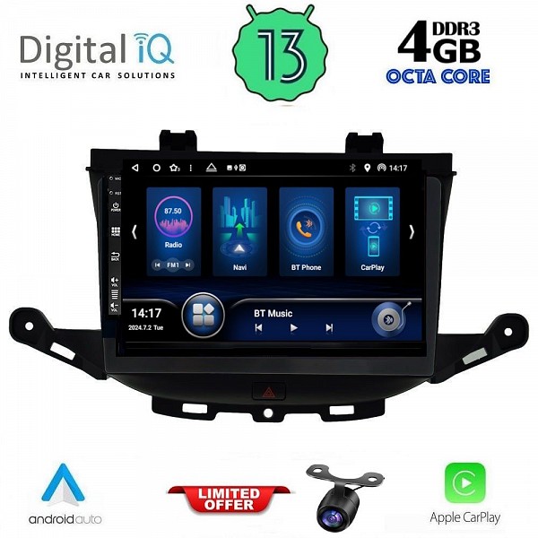 Digital iQ DIQ BXD 8483_CPA (9inc) MULTIMEDIA TABLET for OPEL ASTRA K mod. 2015>