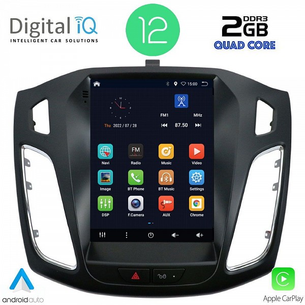 Digital iQ DIQ BX 2855_CPA TESLA STYLE for FORD FOCUS mod. 2011-2017