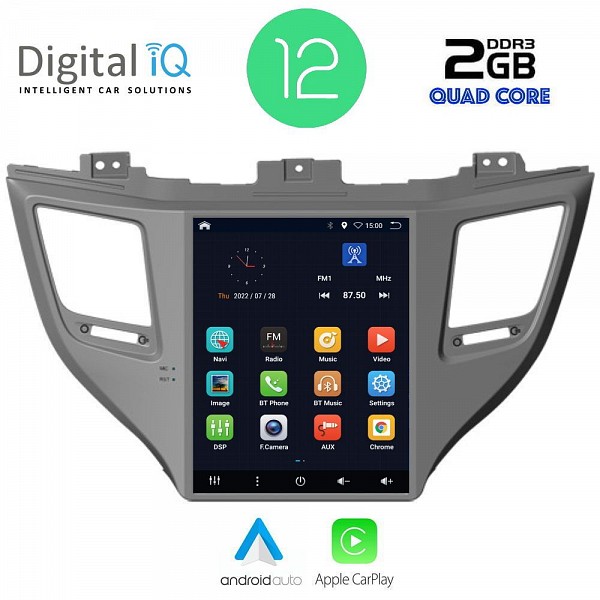 Digital iQ DIQ BX 2997_CPA TESLA STYLE for HYUNDAI TUCSON mod. 2015-2019