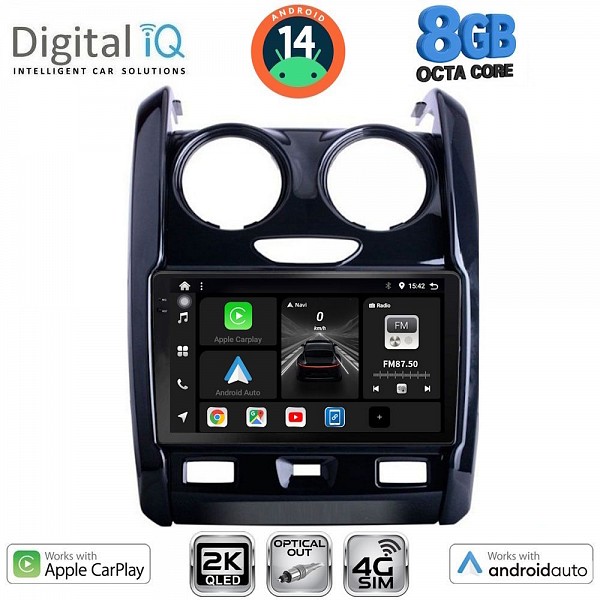 DIGITAL IQ BXK 20103_CPAA (9inc) MULTIMEDIA TABLET for DACIA DUSTER mod. 2012-2019