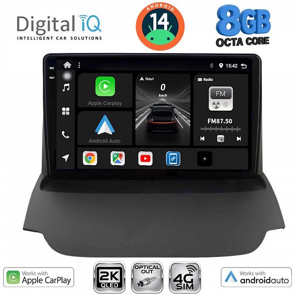 DIGITAL IQ BXK 20150_CPAA (9inc) MULTIMEDIA TABLET for FORD ECOSPORT  mod. 2012-2018