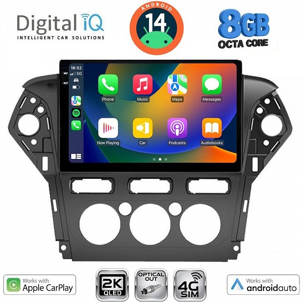 DIGITAL IQ BXK 20163_CPAA A/C (10inc) MULTIMEDIA TABLET for FORD MONDEO mod. 2011-2013