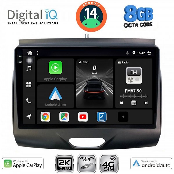 DIGITAL IQ BXK 20172_CPAA (9inc) MULTIMEDIA TABLET for FORD RANGER mod. 2015-2018