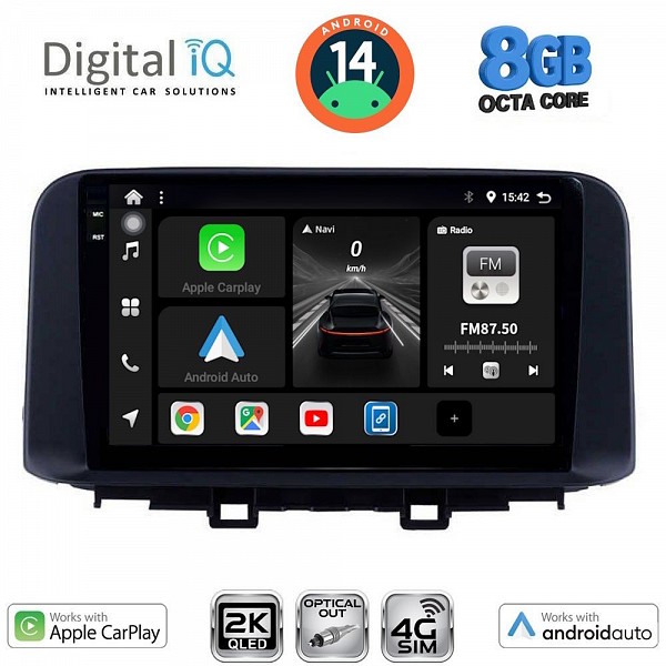 DIGITAL IQ BXK 20237_CPAA (10inc) MULTIMEDIA TABLET for HYUNDAI KONA mod. 2017>