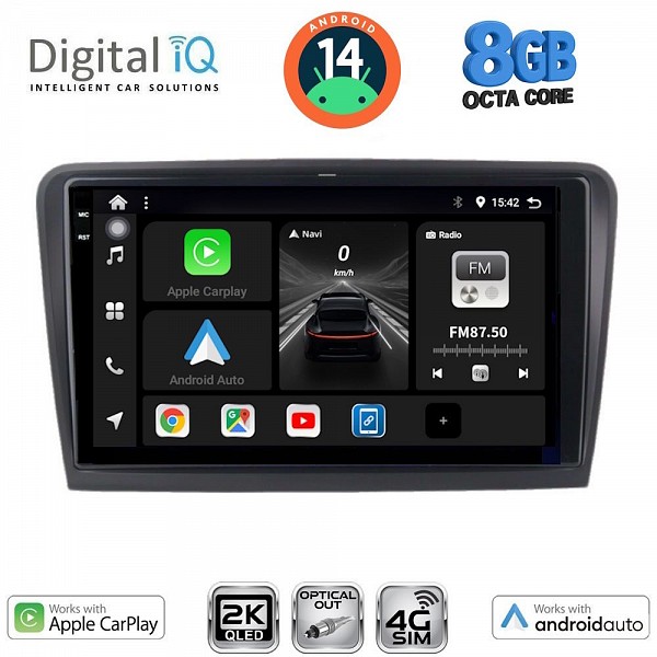 DIGITAL IQ BXK 20601_CPAA (9inc) MULTIMEDIA TABLET for SKODA RAPID  mod. 2012>